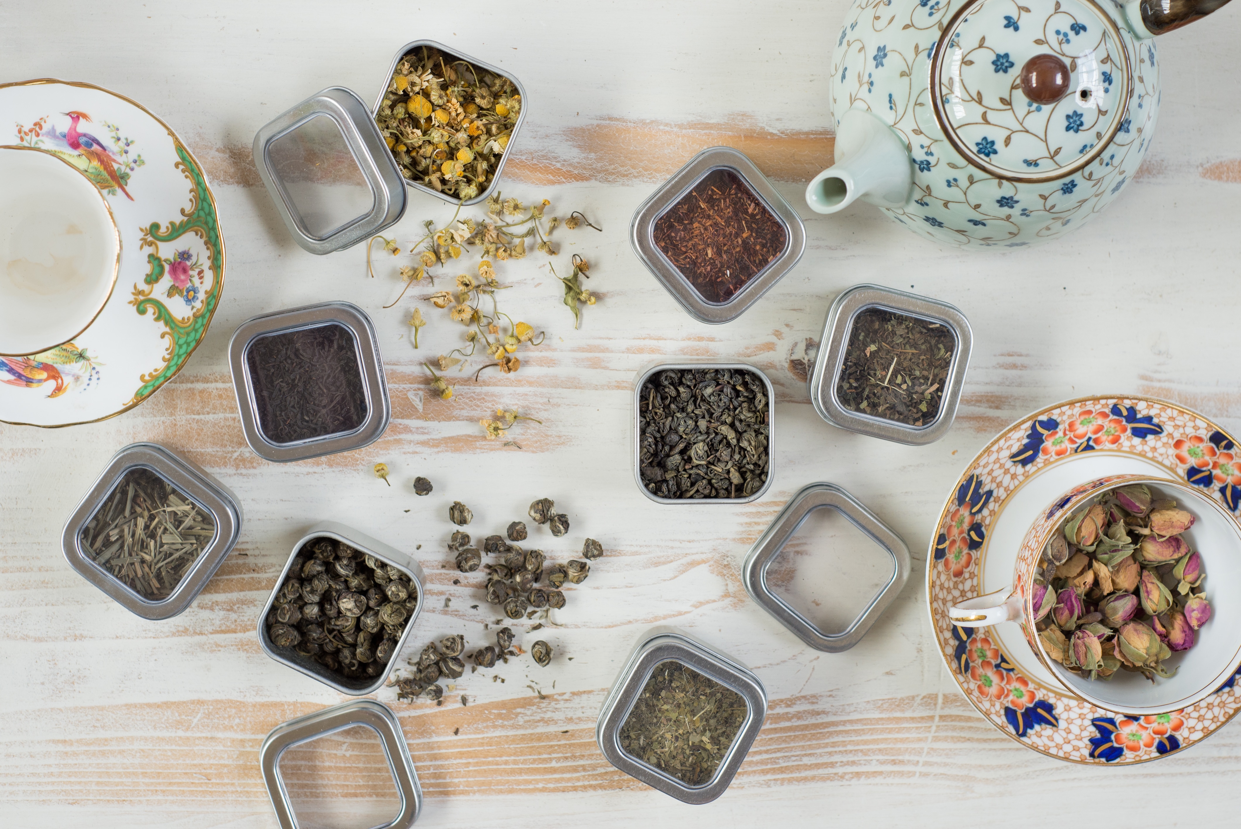 Make your own herbal tea blend - Tisane Blending Box - Silver Lantern Tea